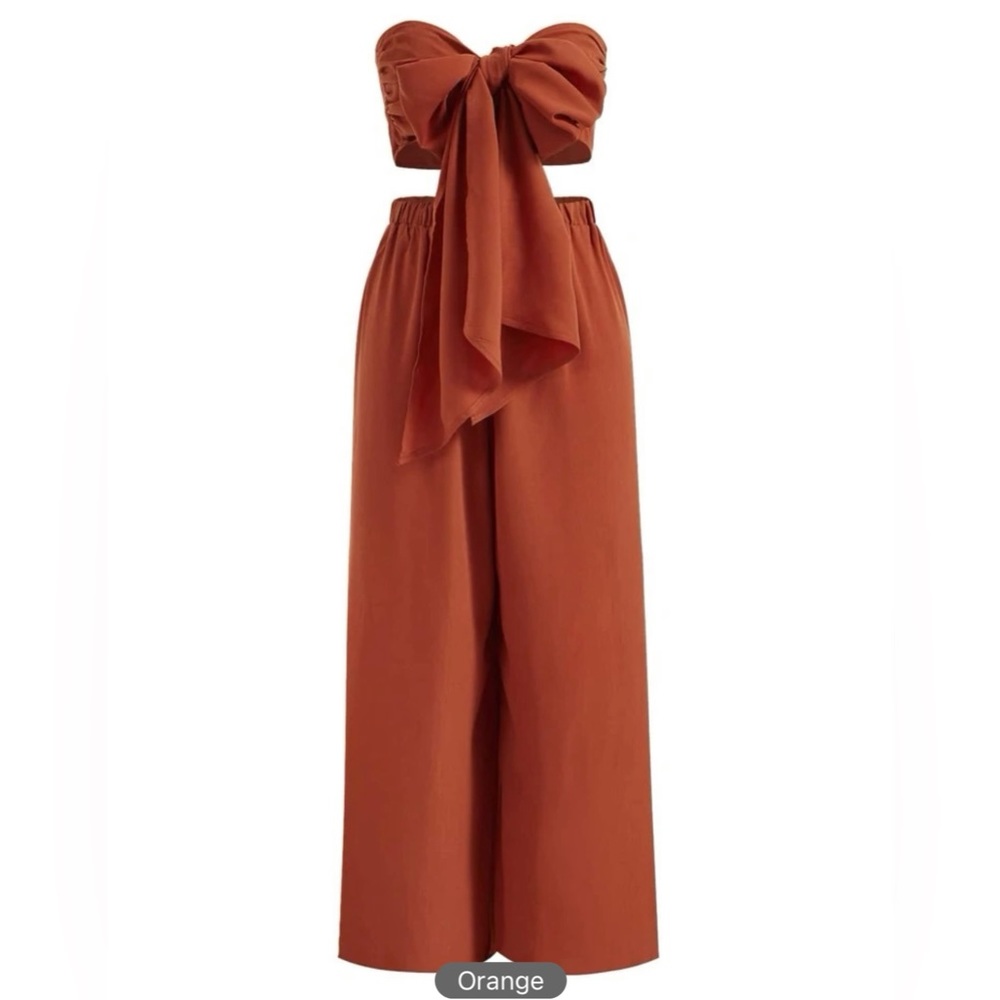 New 2 piece burnout orange outfit 2xl